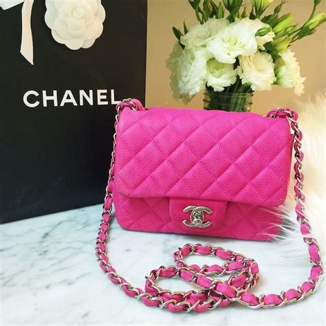 chanel hot pink|chanel purses pink and black.